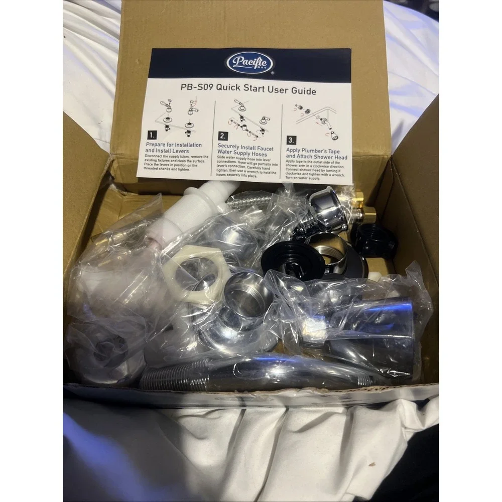 Pacific Bay Lynden Dual‎ Lever Shower Faucet Trim Kit
